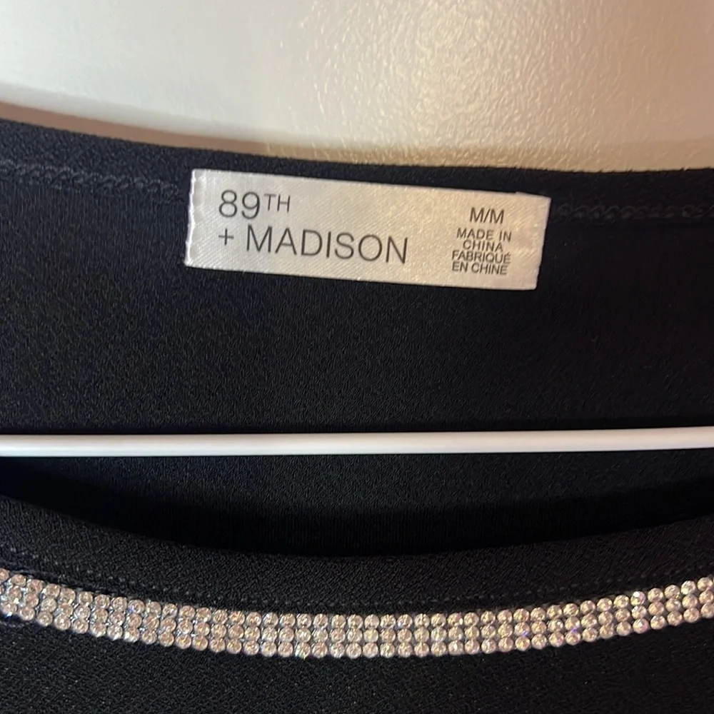 Black Top with Silver Accents - Picture 5 of 7